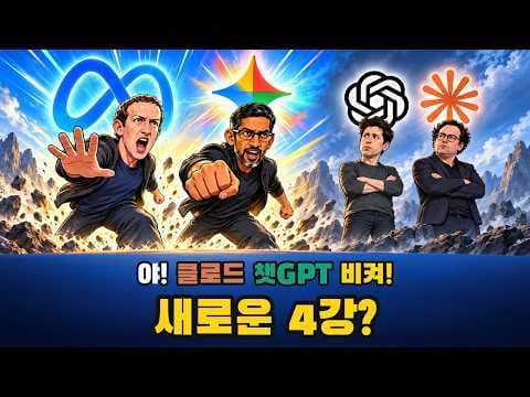 뮤즈 원더 vs 제미나이 아르곤 vs 오푸스 — AI 빅4, 진짜 1등은?