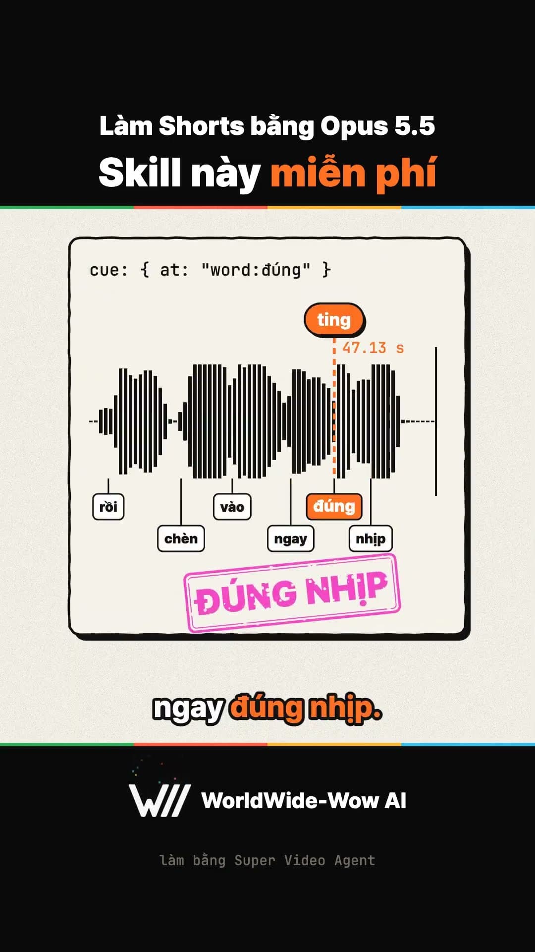 Một Short chỉ làm bằng Opus 5.5 🤯 (+ skill miễn phí)